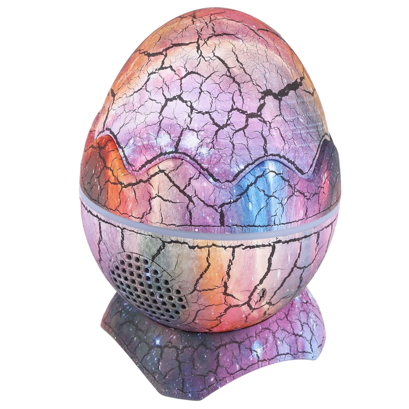 6W Cracked Egg-shaped Remote Control LED Starry Sky Projection Lamp