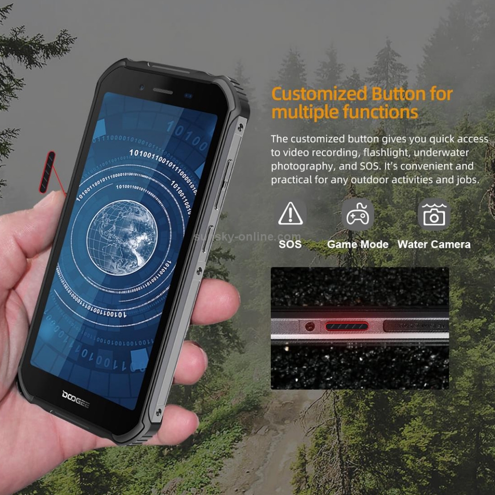 [HK Warehouse] DOOGEE S40 Lite Rugged Phone, 2GB+16GB