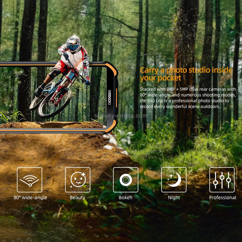 [HK Warehouse] DOOGEE S40 Lite Rugged Phone, 2GB+16GB