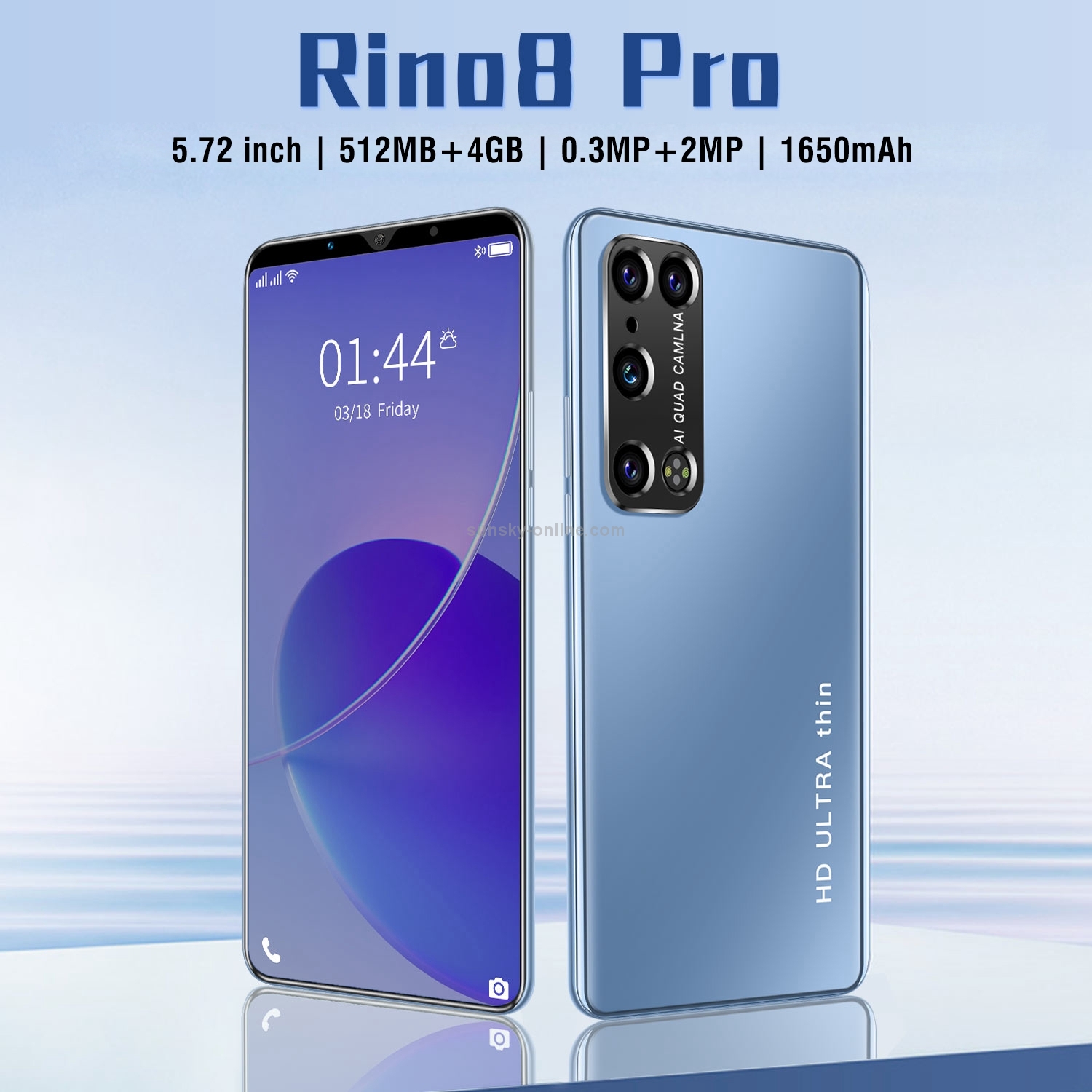 V47-Rino8 Pro, 512MB+4GB, 5.72 inch Screen