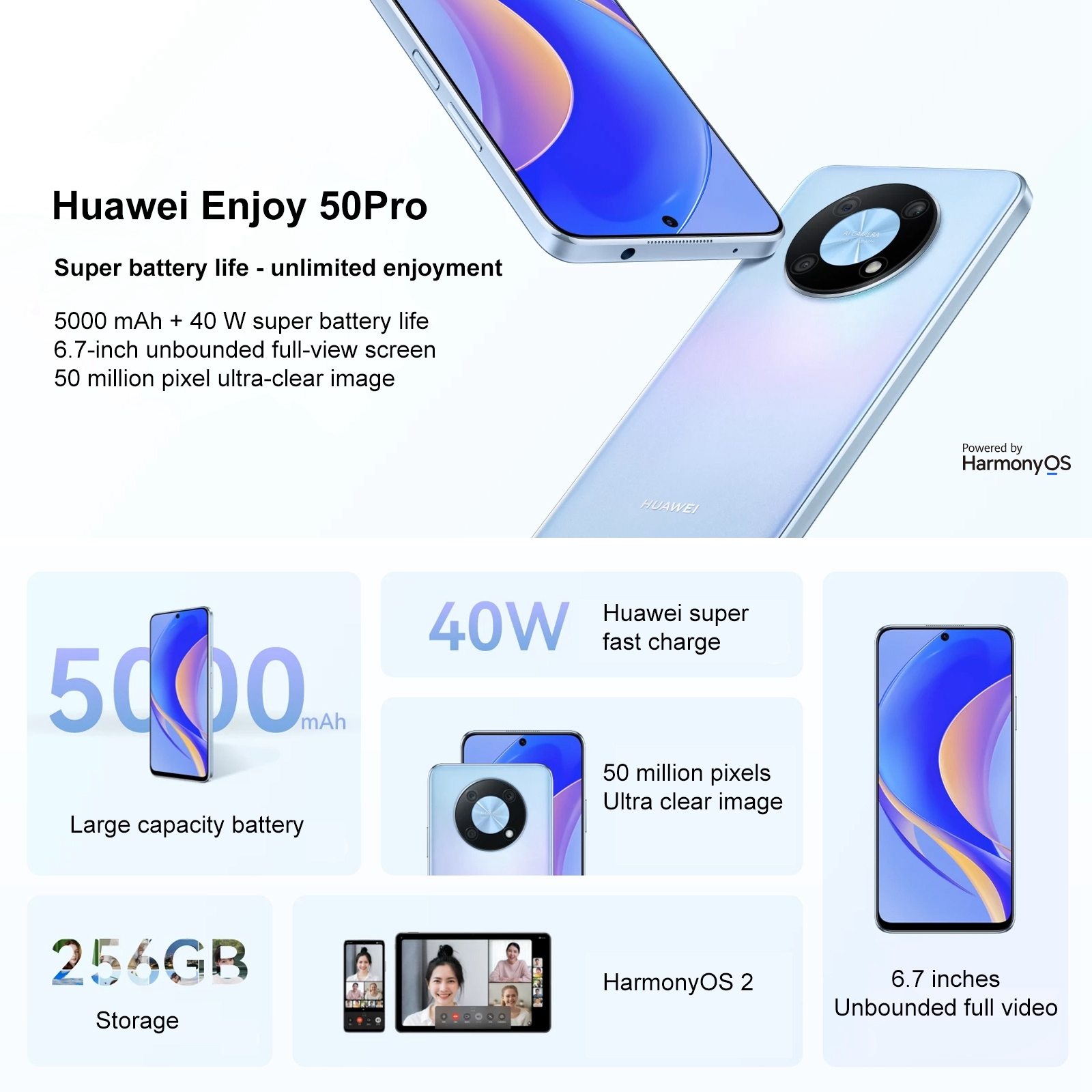 SUNSKY Huawei Enjoy 50 Pro CTR AL00 128GB 50MP sunsky-huawei-enjoy-50-pro-ctr-al00-128gb-50mp
