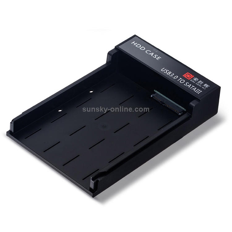 RSH-319 SATA 2.5 / 3.5 inch USB 3.0 Interface Horizontal Type HDD Enclosure, The Maximum Support Capacity: 8TB