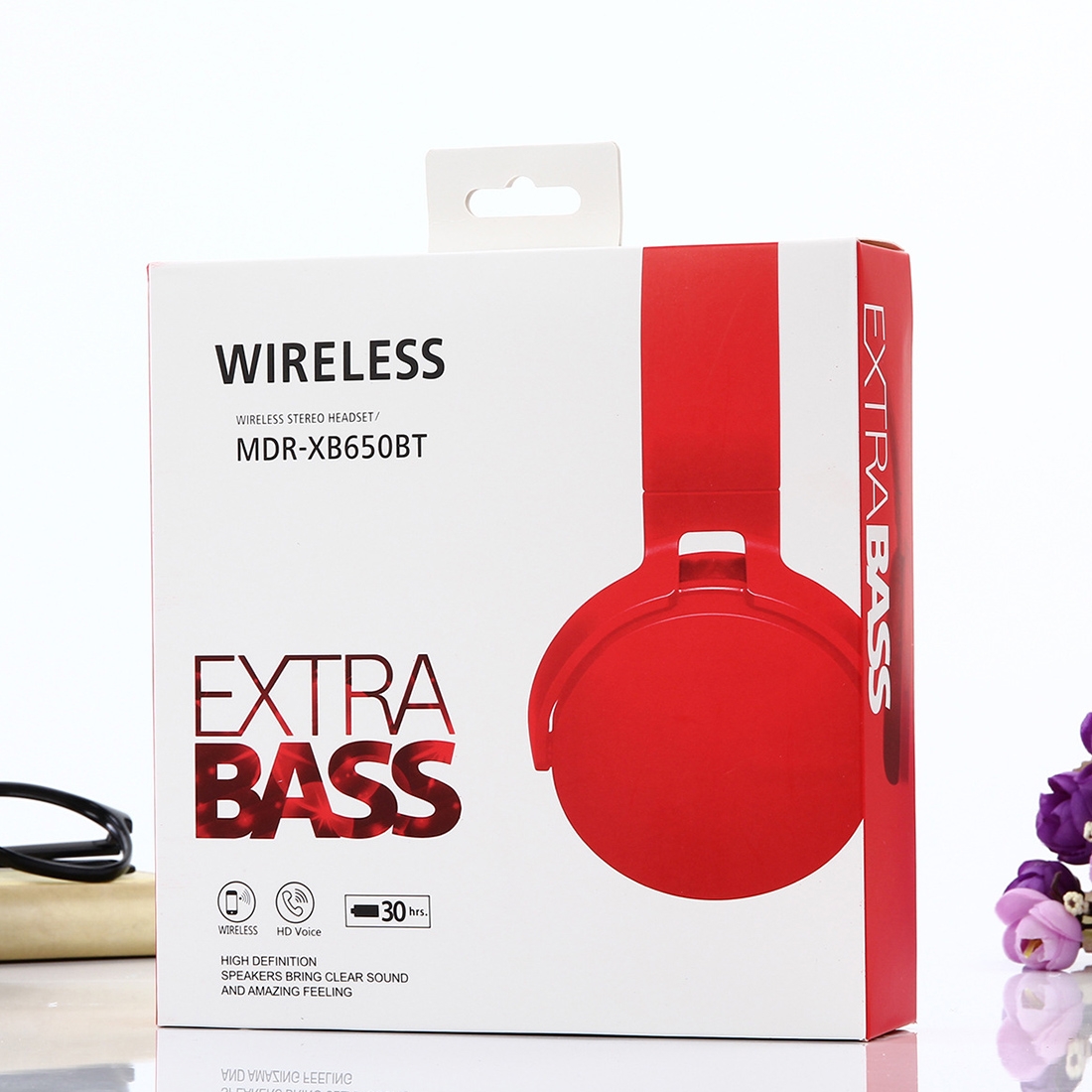 SUNSKY MDR XB650BT Headband Folding Stereo Wireless Bluetooth 