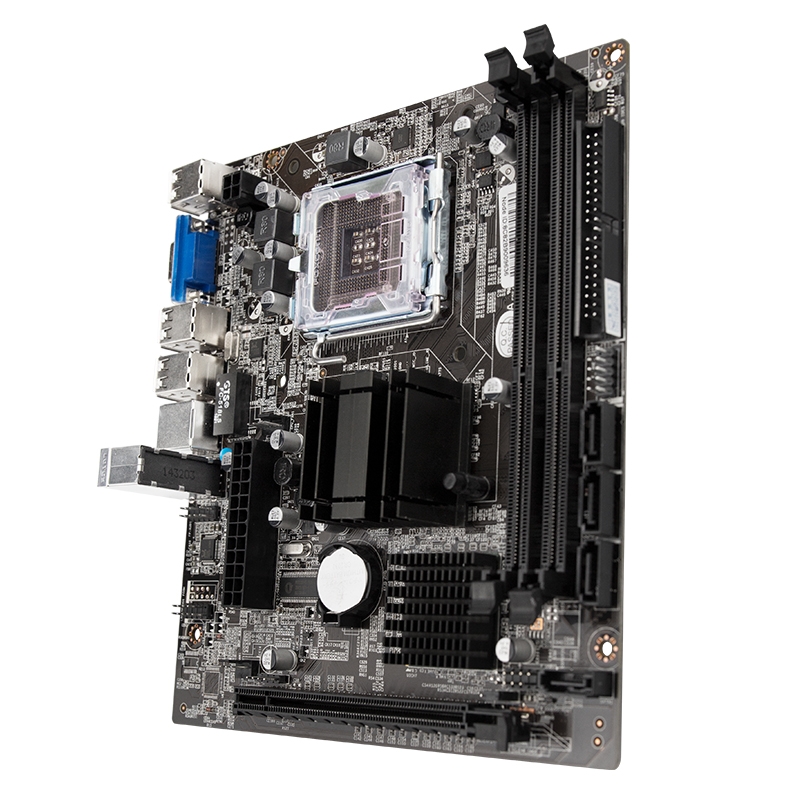 G41 DDR3 Desktop Computer Mainboard, Support for All Series LGA 775 / 771 Processors, Integrated Graphics