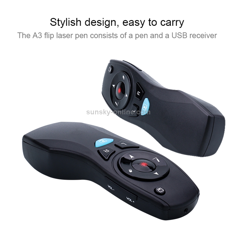 SUNSKY VIBOTON A3 Multimedia Presentation Remote PowerPoint Clicker