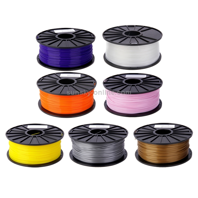 ABS 3.0 mm Color Series 3D Printer Filaments, about 135m(Purple)