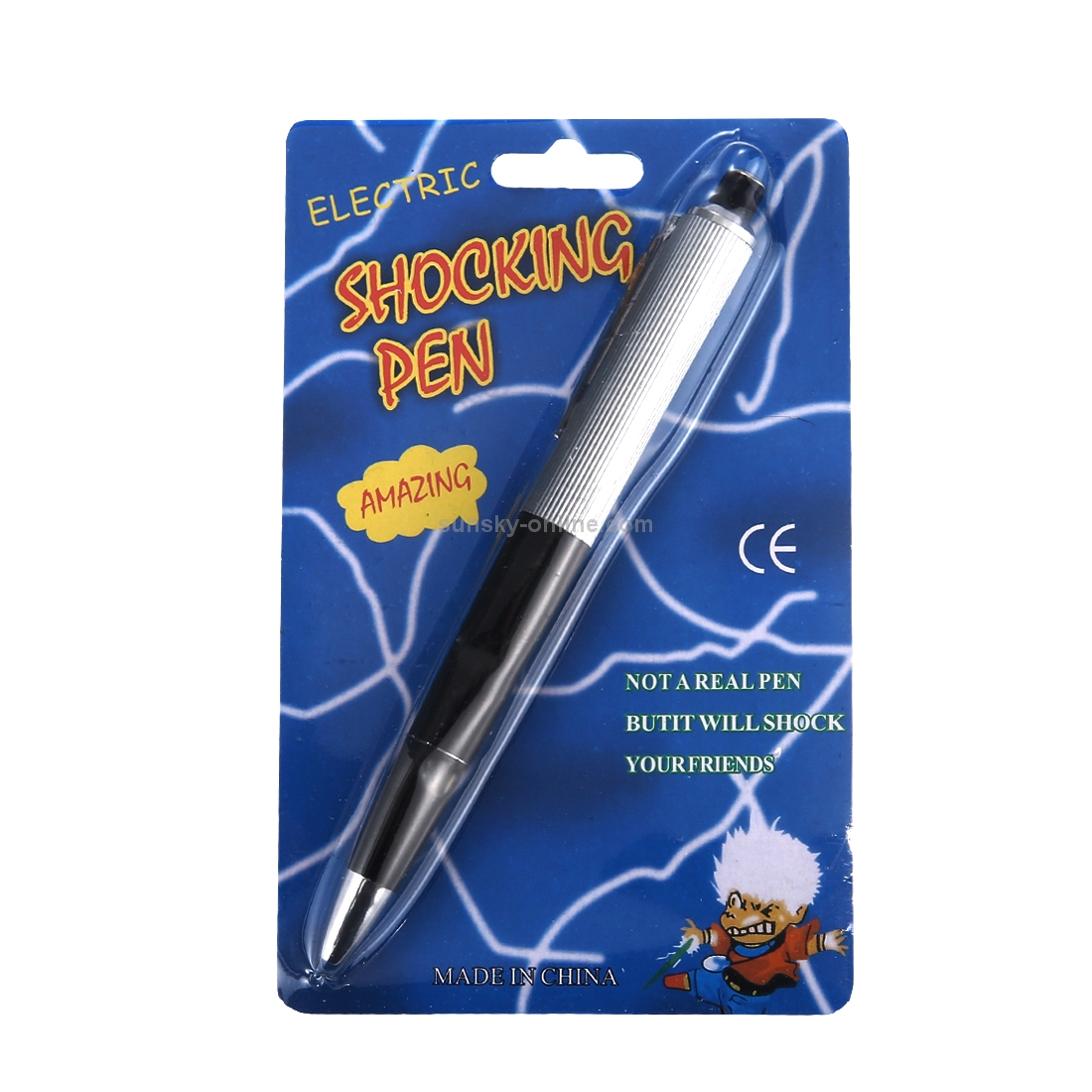 Sunsky 2 In 1 Electric Shock Gag Pen Adult Prank Trick Joke Toy