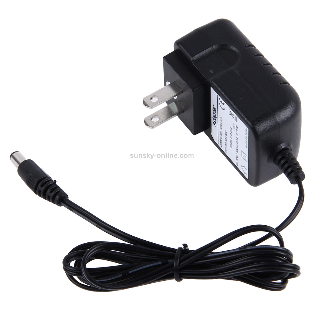 10V Output 500mAh AC / DC Charger for Walkie Talkie, US Plug + 2.5mm Plug(Black)