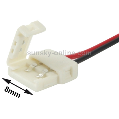 8mm PCB FPC Connector Adapter for SMD 3528 LED Stripe Light, Length: 16cm