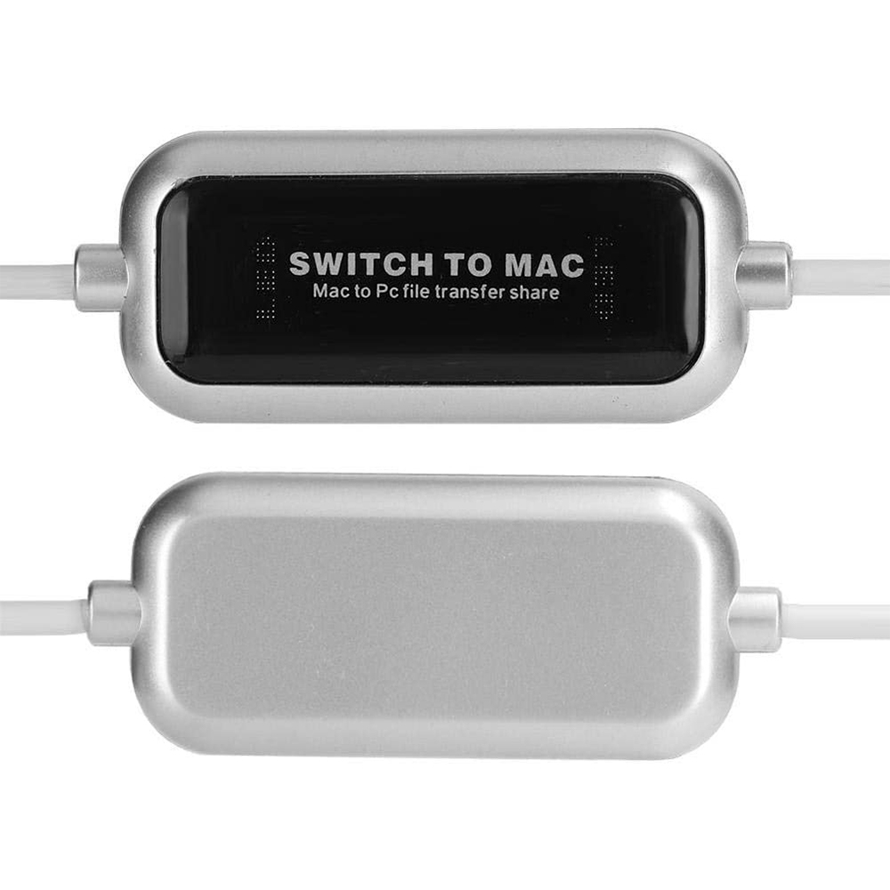 Switch-To-MAC USB 2.0 Transfer Kit Data Link Cable, MAC to PC / PC to PC / MAC to MAC File Transfer Share, Length: 165cm