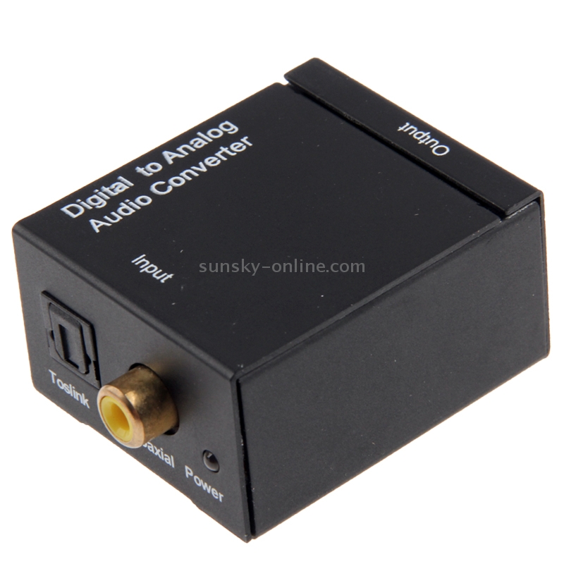 Digital to Analog Audio Converter (Black)