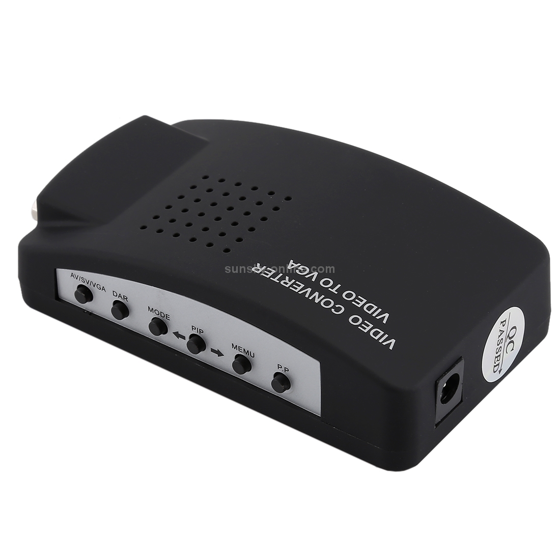 High Resolution (BNC) Video and S-Video to VGA Conversion(Black)