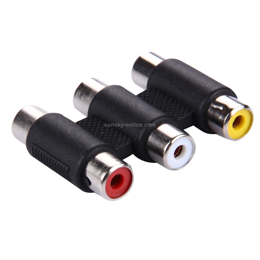 Audio + Video Female to Female Connector(Black)