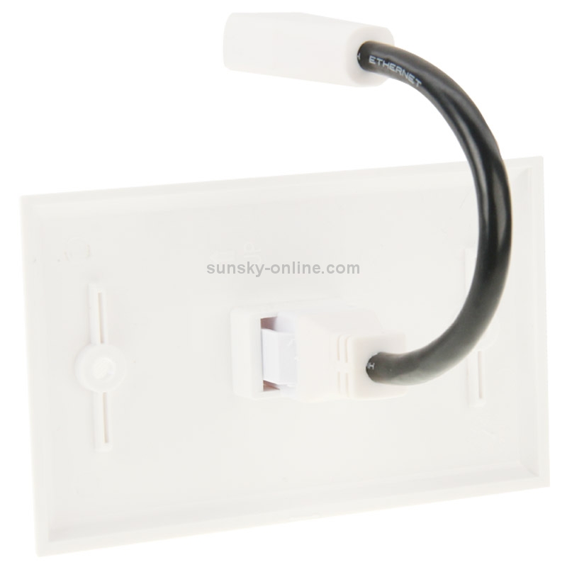 HDMI Female to HDMI Female Cable Wall Plate Panel, Cable Length: 18.5cm