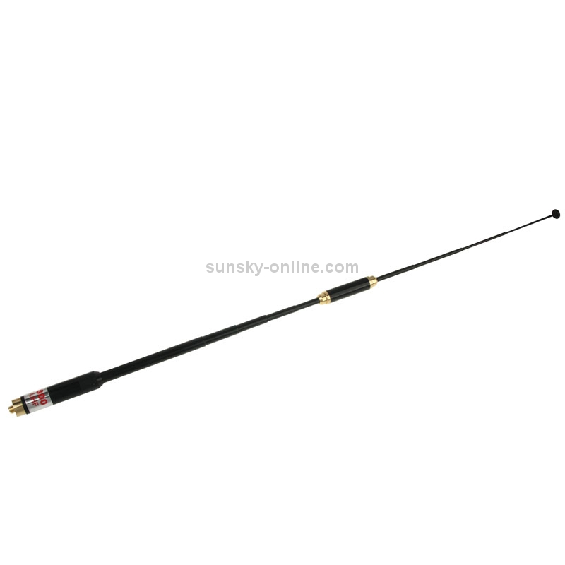 AL-800 Dual Band 144/430MHz High Gain SMA-F Telescopic Handheld Radio Dual Antenna for Walkie Talkie, Antenna Length: 22cm / 86cm