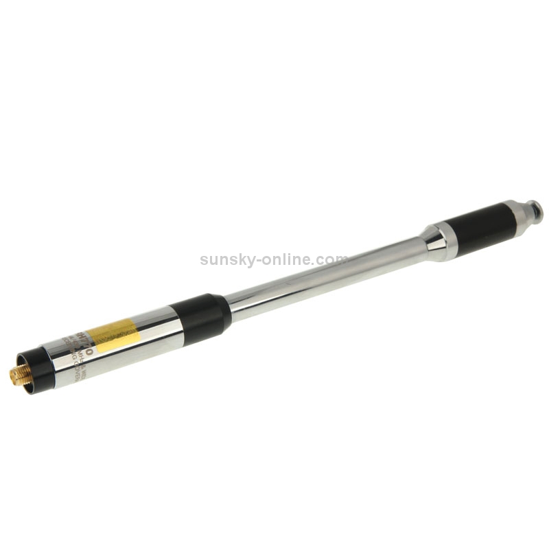 RH770 Dual Band 144/430MHz High Gain SMA-F Telescopic Handheld Radio Antenna for Walkie Talkie, Antenna Length: 93cm