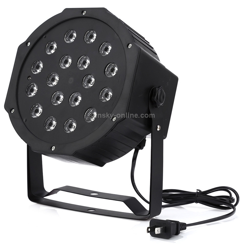 LED-B11  Plastic PAR Light DMX512 10W 18 LED RGB  Stage Light, Master / Slave Control / Auto Run Mode