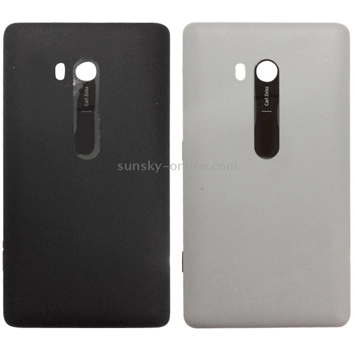 Original Housing Battery Back Cover + Side Button for Nokia Lumia 810(Black)