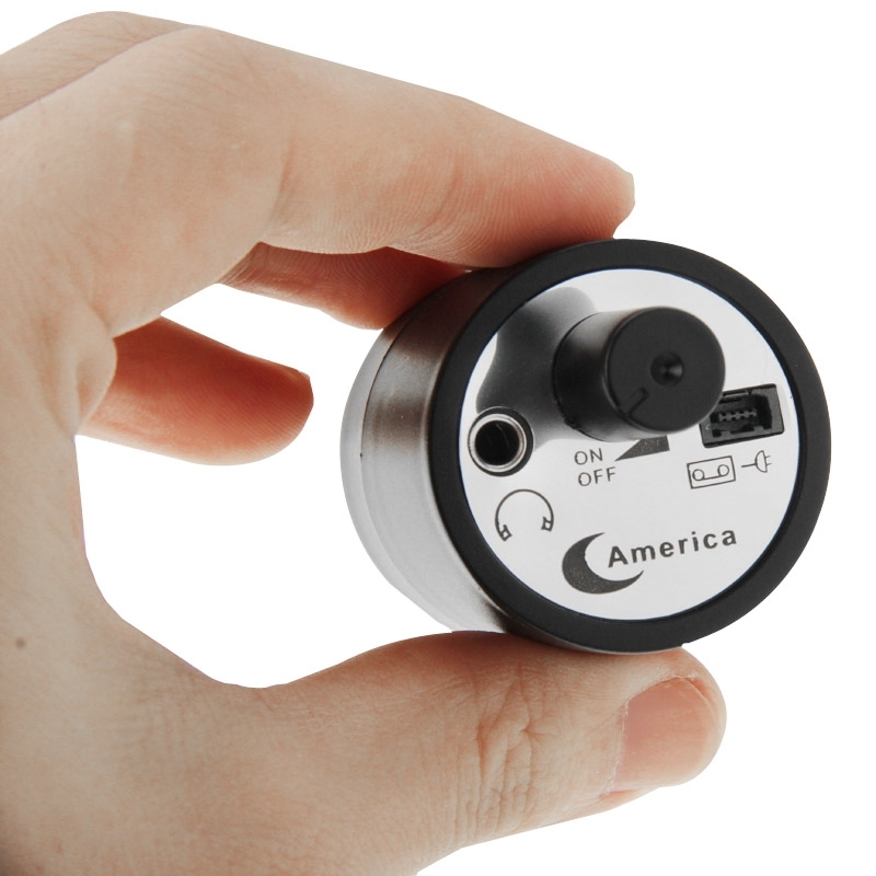 Powerful Audio Wiretap Listen Device Fold Ear Amplifier Wall Door Eavesdropping Surveillance with Earphone(Black)