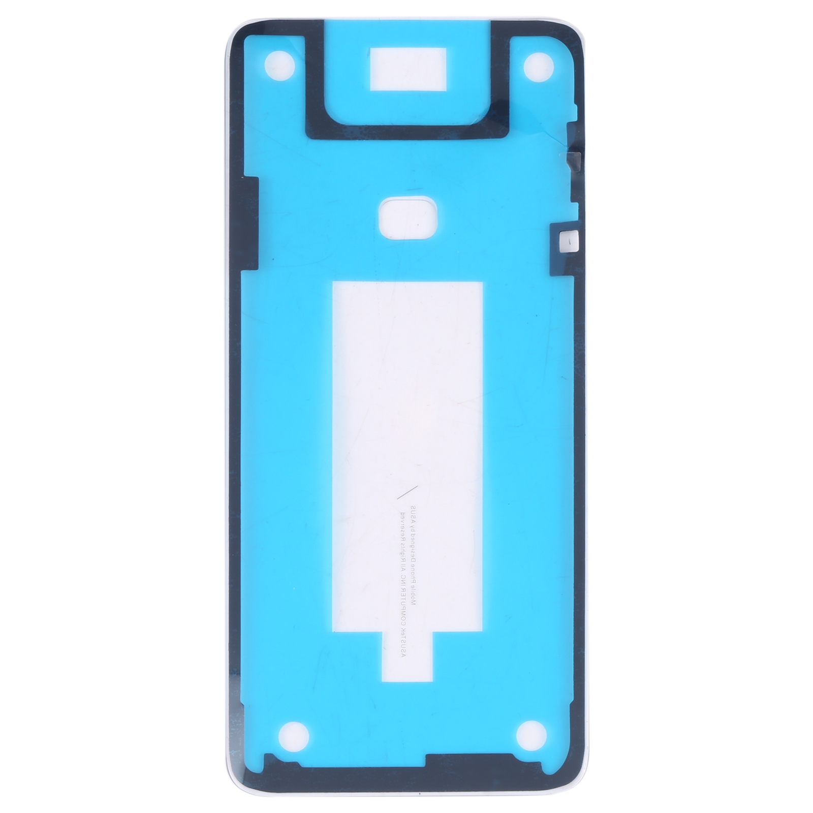 Transparent Battery Back Cover with Adhesive for Asus Zenfone 6 ZS630KL(Transparent)