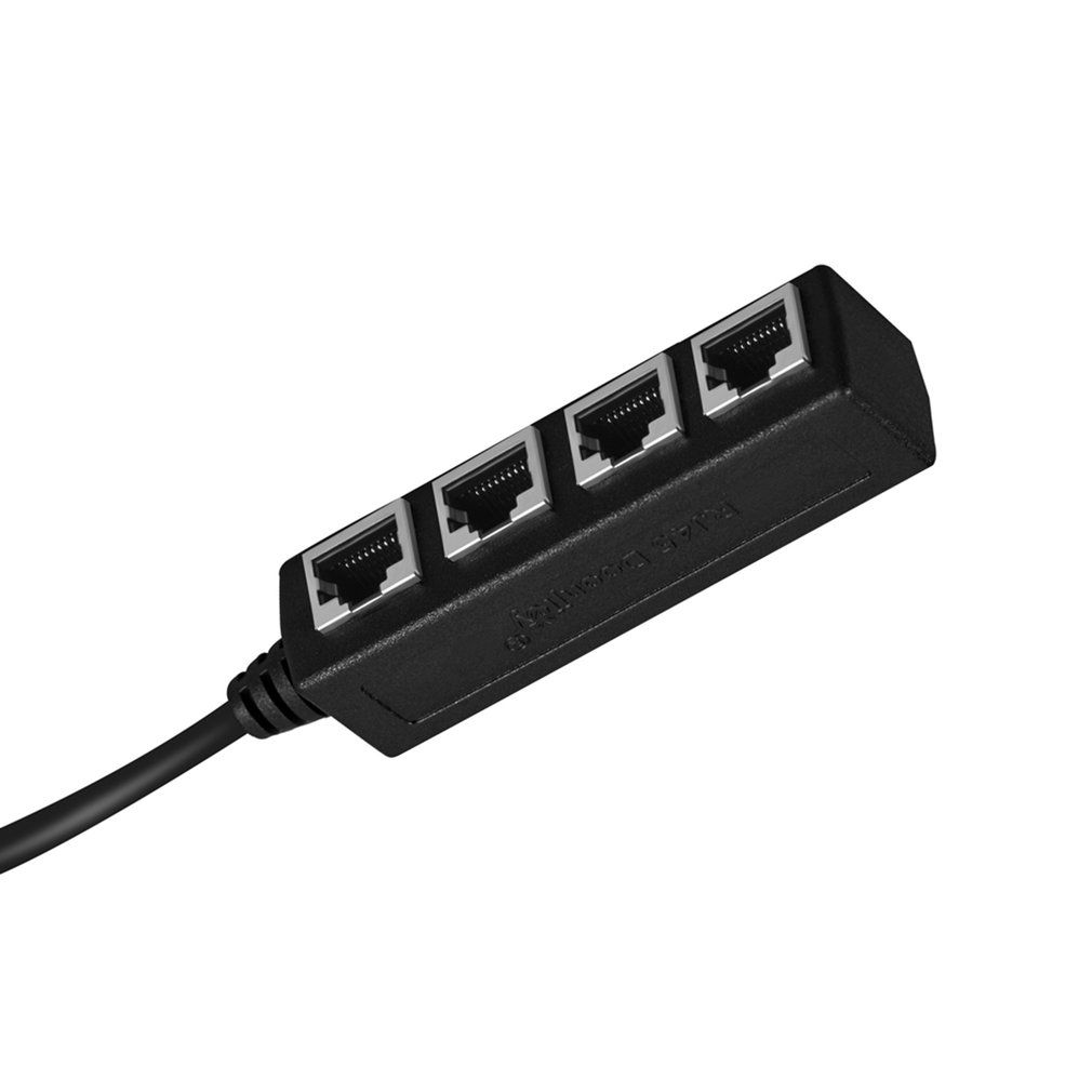 1 Male to 4 Female LAN Ethernet Cable Adapter Ethernet Splitter