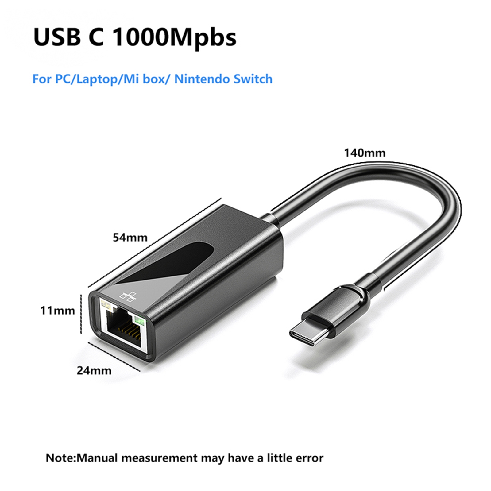 1000Mbps RJ45 Network Card USB Ethernet Adapter, port:USB 3.0