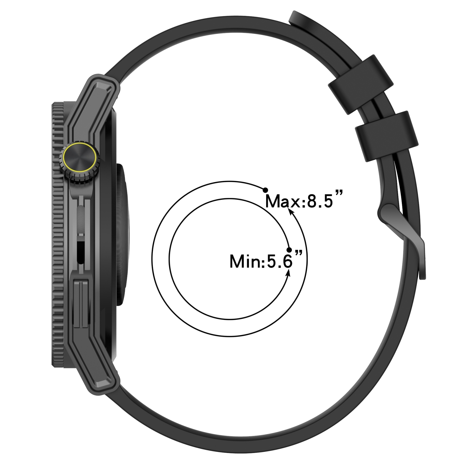 SUNSKY Samsung Galaxy Watch 6 Classic 43mm 20mm Concave 
