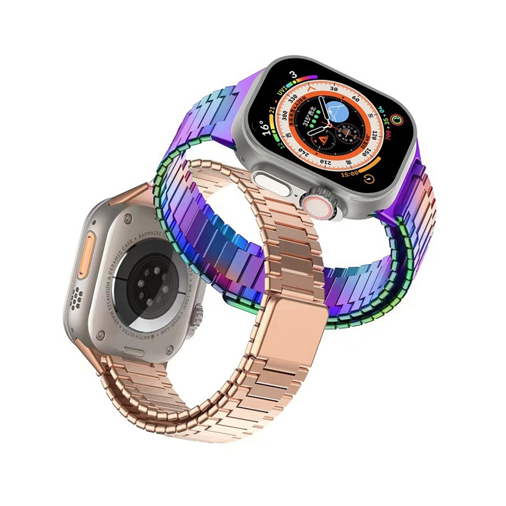 SUNSKY - สำหรับ Apple Watch Series 3 42mm ไม้ไผ่แม่เหล็กสแตนเลสสาย ...