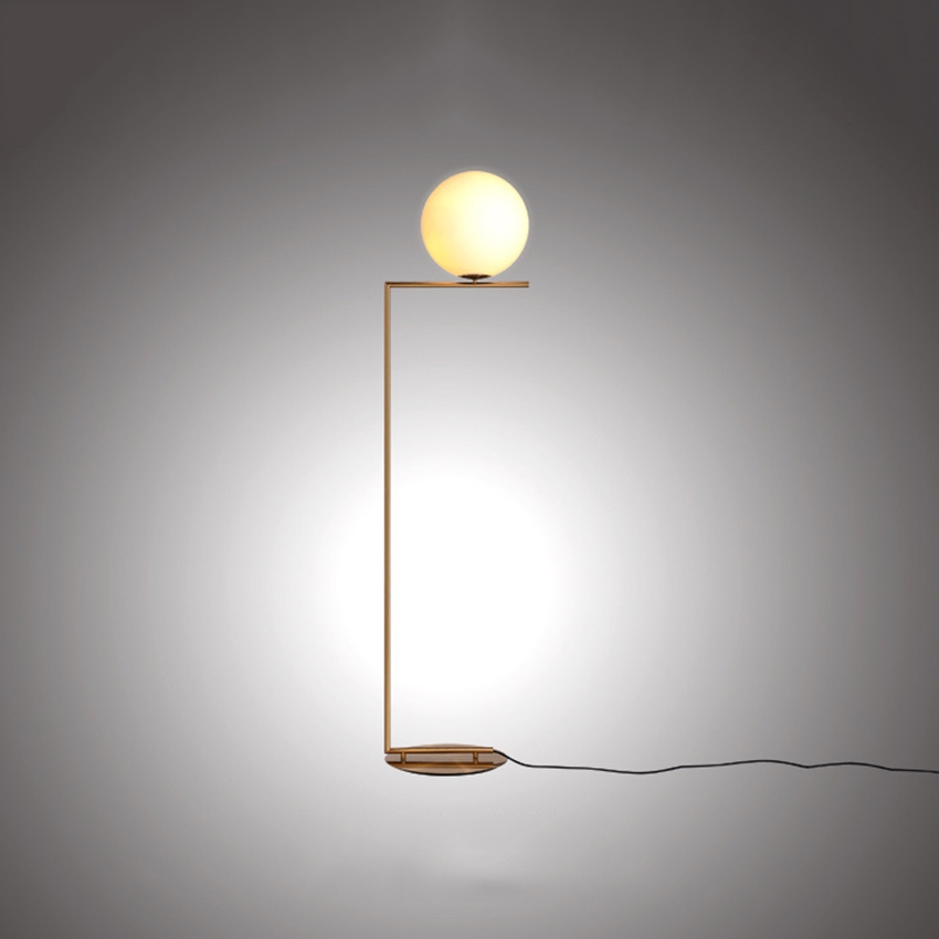 Electroplated Glass Ball Floor Lamp Indoor Home Decoration Light