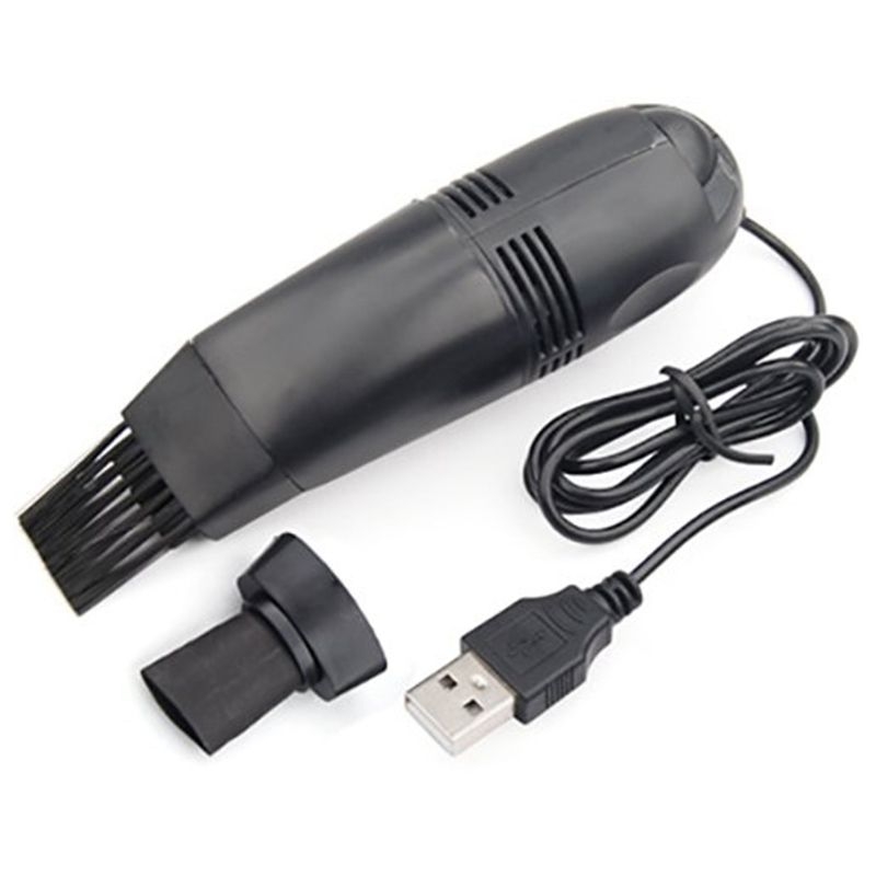 Mini USB Desktop Table Keyboard Vacuum Cleaner with Brushes(Random)