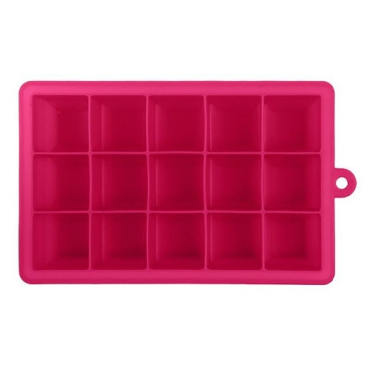 Square Ice Cube Mold Silicone  Large Silicone Ice Cube Tray - 24