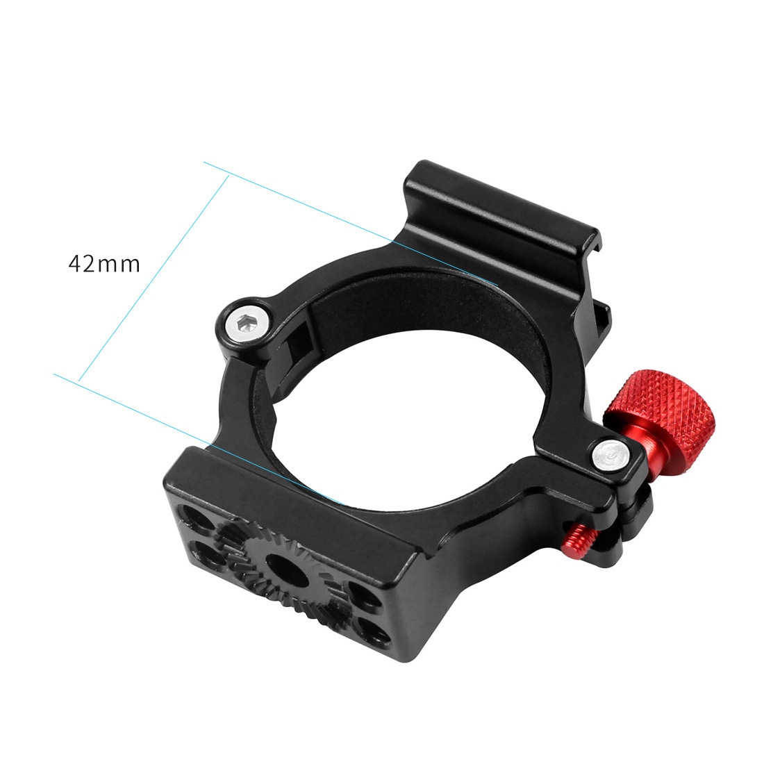 Hot Shoe Adapter Ring Microphone Mount for Zhiyun Smooth 4 Handle Gimbal Stabilizer Rode