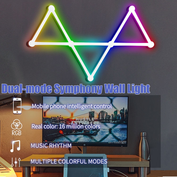 Sunsky Jsk P Smart Rgb Mosaic Light Rhythm Light Support Amazon Alexa Google Assistant