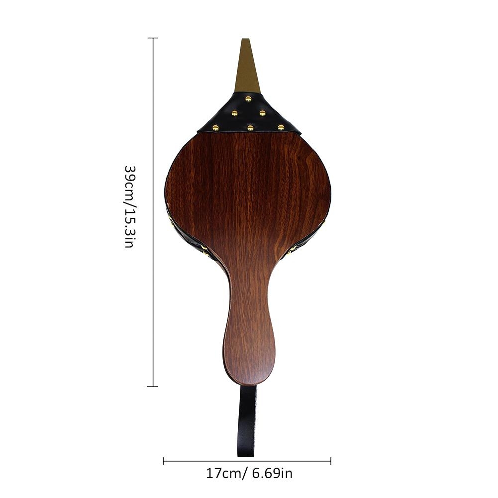 Wooden Vintage Dark Brown Fireplace Blower Traditional Cooker DIY Accessories