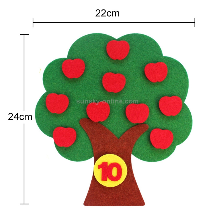 Teaching Aids Trees Math Toy Teaching Kindergarten Manual DIY T2E5 