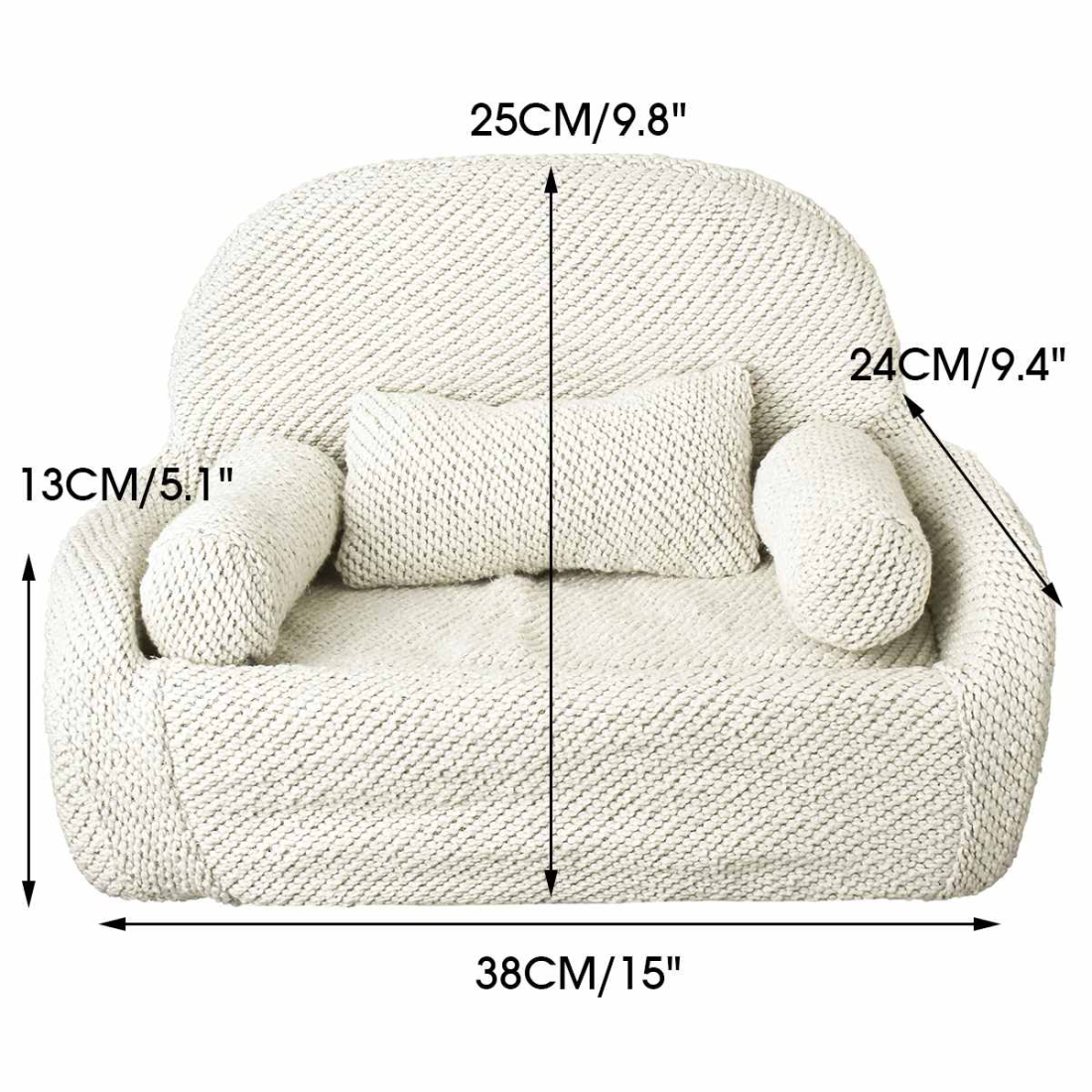 Newborn Baby Photography Props Set 3 Mini Sofa Arm Chairs And Birth Pillow  For Poser Po Accessories LJ2012081905 From Lpqro, $30.6 | DHgate.Com