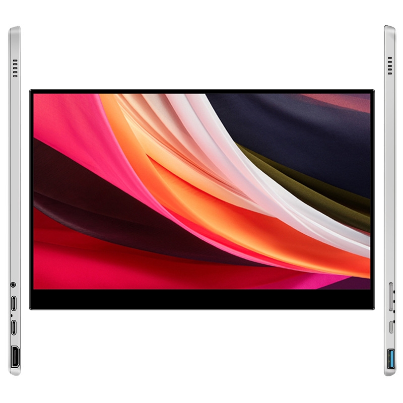 15.6 Inch Portable 1080P Display, Style:Battery Touch Version