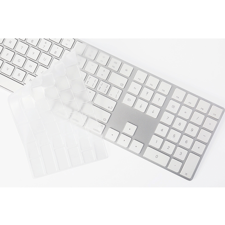 T17606 Computer Keyboard Film Transparent TPU Nano Long Keyboard Protective Film For iMac 2017 Magic Keyboard(with Number Model)