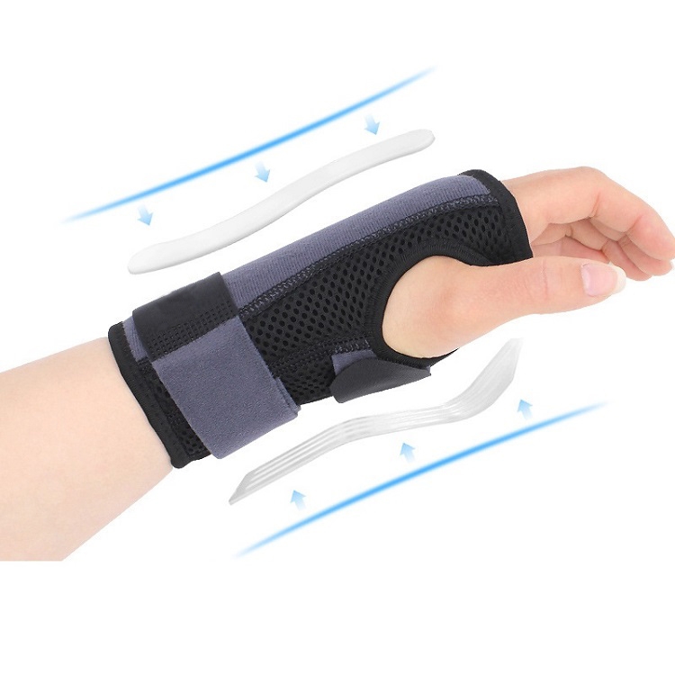 Sunsky - 2pcs Two-way Compression Stabilized Support Plate Wrist Brace 