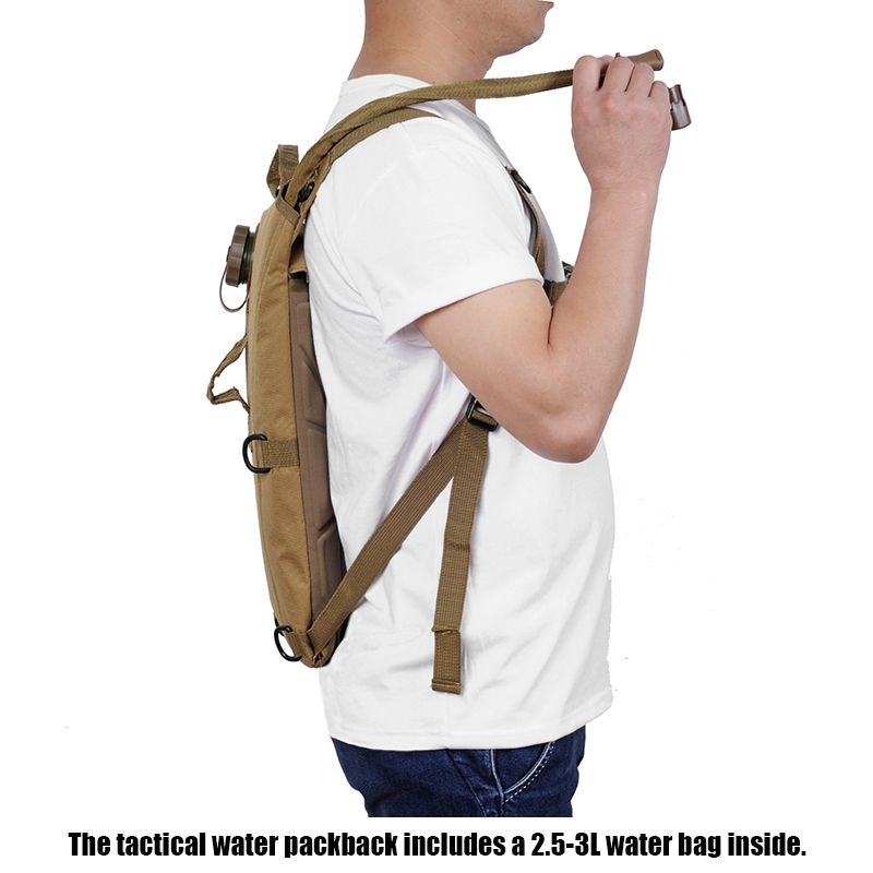 3L Back Camel Water Bladder Hydration Backpack Pack Outdoor Camping Hiking  Bag