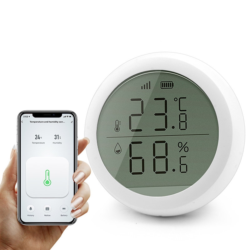 LQ-698 Tuya Smart Home Wireless Temperature And Humidity Detector Sensor, Need to be used with Gateway (TBD05620685)