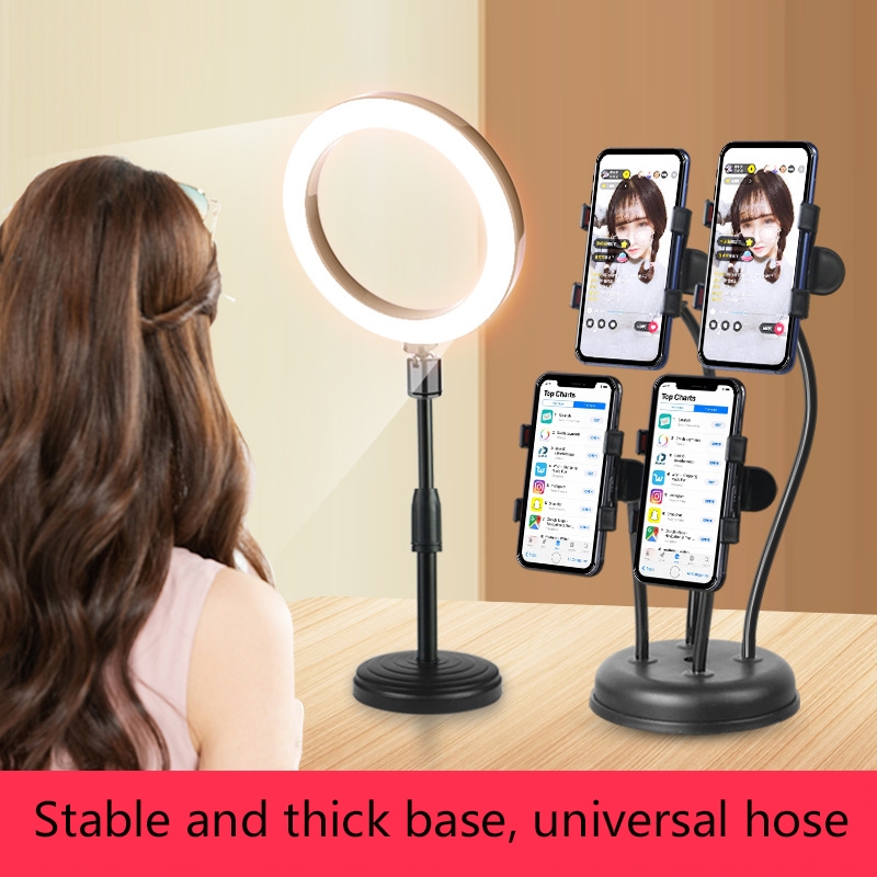 LX-03 Phone Selfie Beauty Live Support LED Fill Light Desktop Multi-Camera Photo Photography Support, Specification: 16CM Fill Light