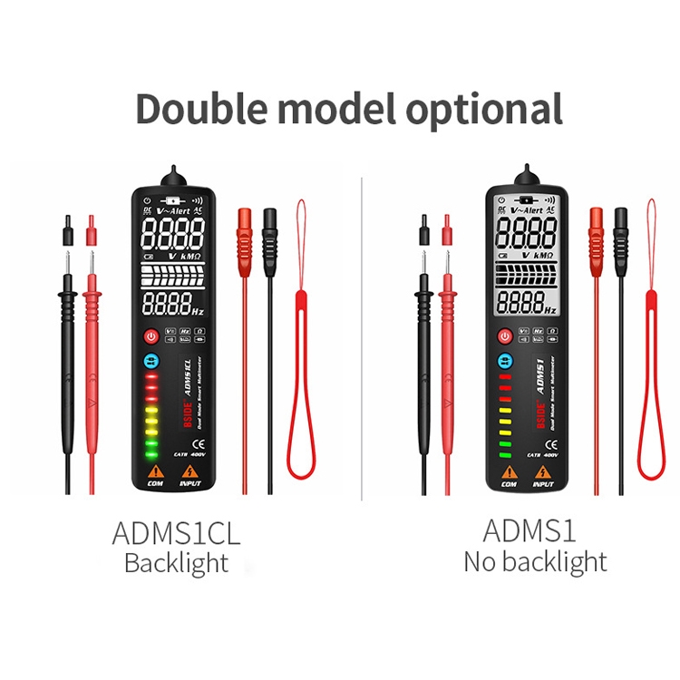 BSIDE Dual-Mode Smart Large-Screen Display Multimeter Electric Pen Portable Voltage Detector, Specification: ADMS1 