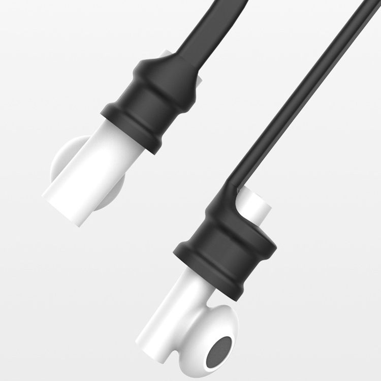 3 PCS For Xiaomi Air 3 in 1 Earphone Silicone Protective Case + Anti-lost Rope + Hook Set(Blue)