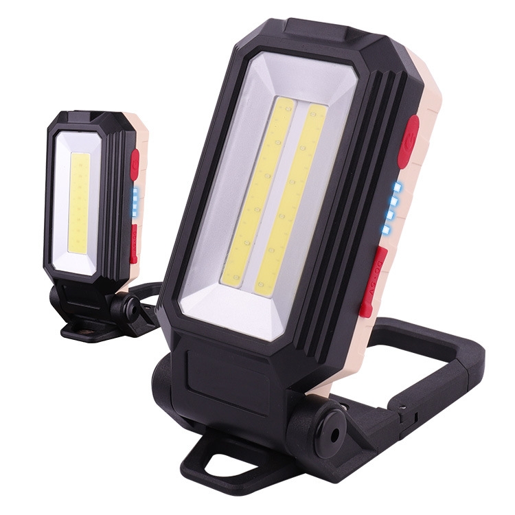 W560 COB + T6 Glare Car Inspection Working Light USB Charging LED Folding Camping Lamp with Hook + Magnet