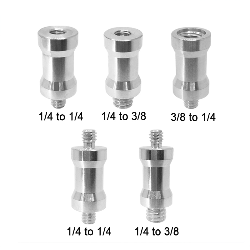 10 PCS Screw Adapter 1/4 Male to 1/4 Male Screw