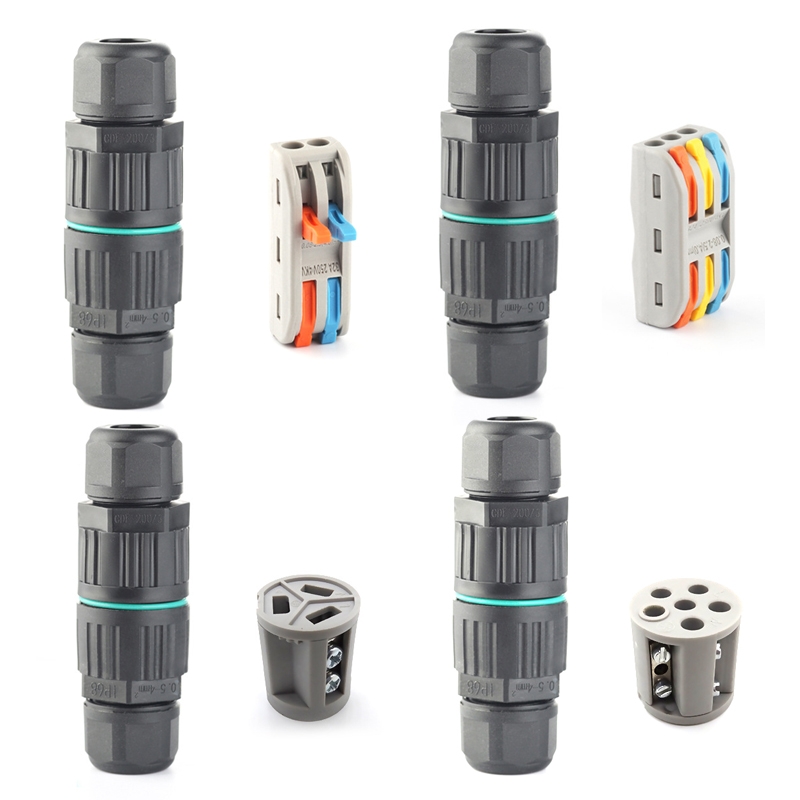 CDF-200/3 Waterproof Wire Connector With 2 Pin Quick Connector