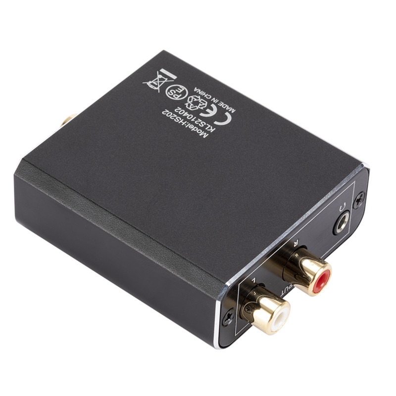 YP018 Digital To Analog Audio Converter Host+USB Cable+Coaxial Cable