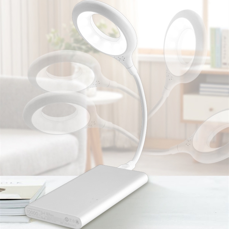 USB Portable LED Eye Protection Reading Light, No Base(White)