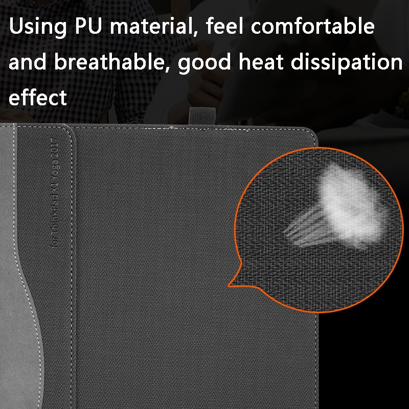 Laptop Drop Resistant Protective Case For Lenovo ThinkPad X1 Carbon 2017(Brown)